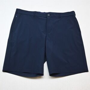 Mizzen & Main 38x9" Navy Blue Helmsman Slim Performance Chino Mens Shorts